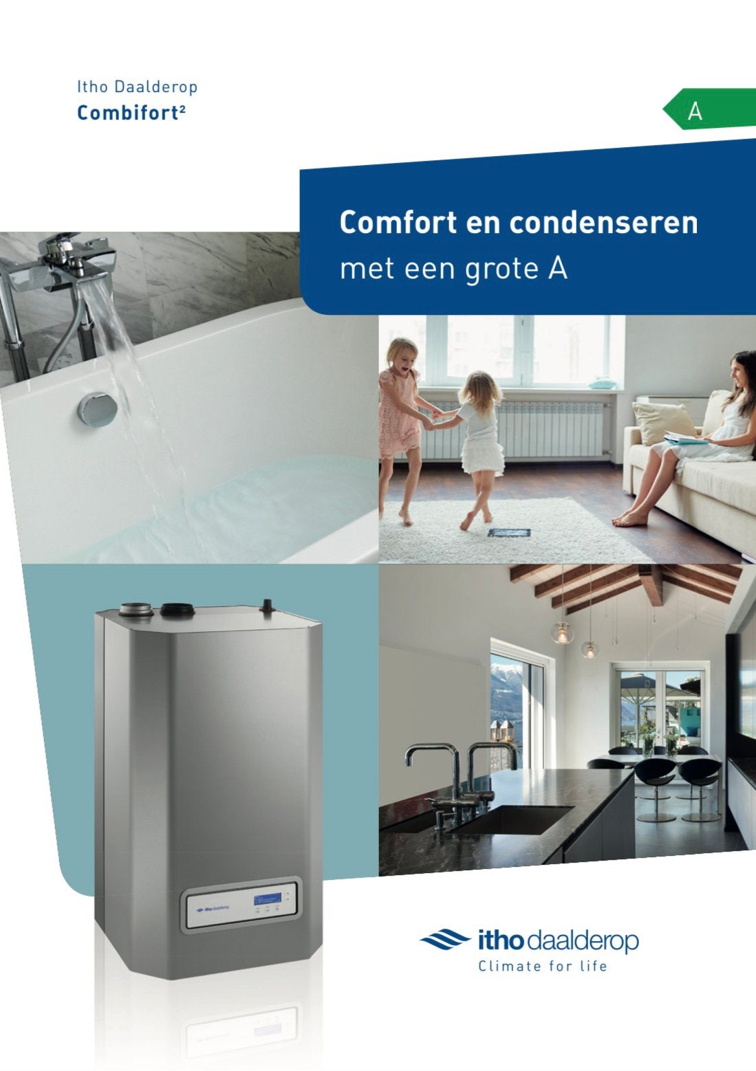 Itho Daalderop Combifort² CV-ketel – Goed onderhouden, Enlèvement, Utilisé