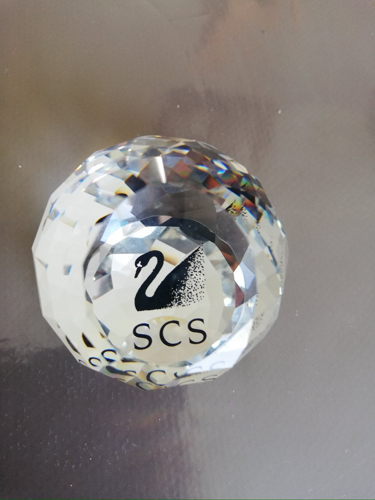 Boule décorative sigle Swarovski, piece hors collection, Enlèvement ou Envoi, Comme neuf