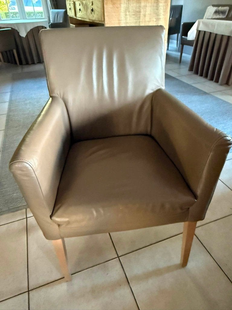 Lederen stoelen, Ophalen, Gebruikt, Overige kleuren, Leer