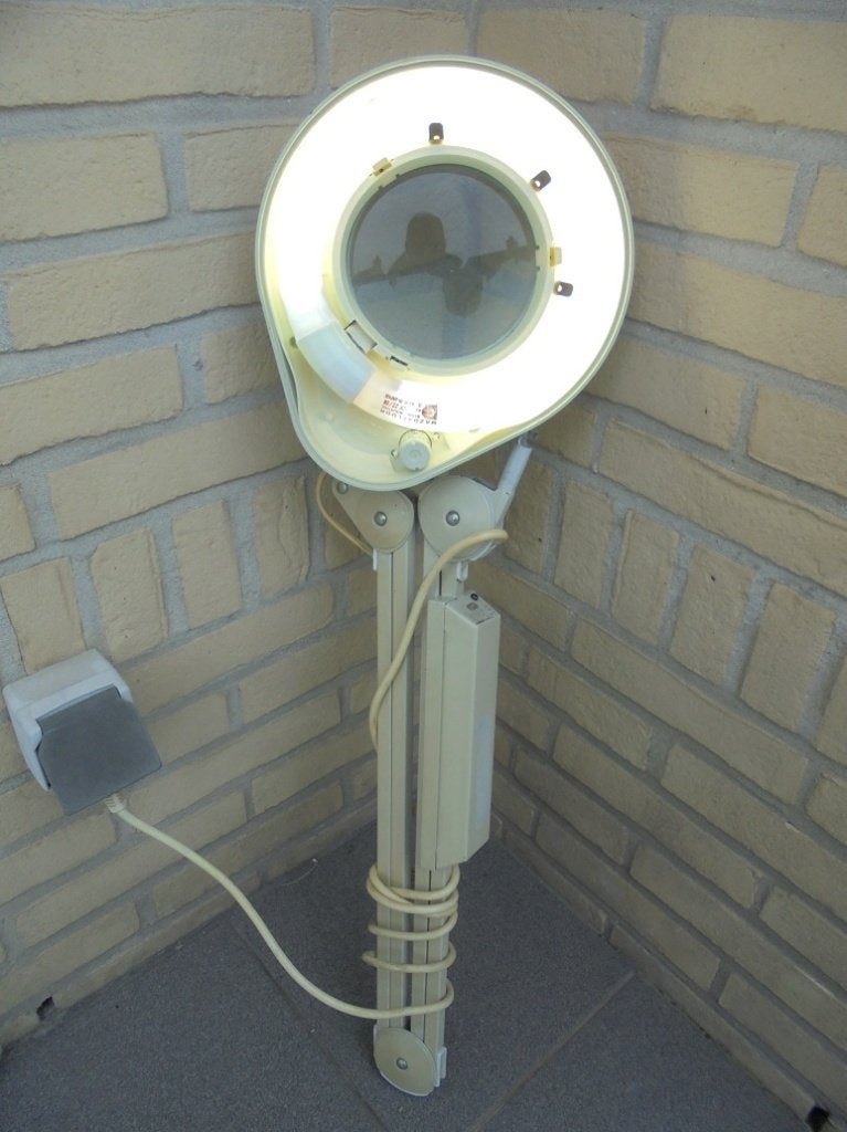 LUXO loeplamp, Hobby en Vrije tijd, Vergrootglazen, Loepen en Loeplampen, Ophalen, Gebruikt, Loeplamp