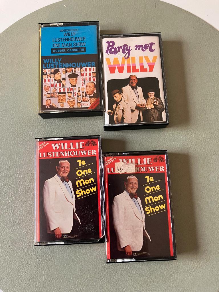 Willy Lustenhouwer - cassettebandjes, Cd's en Dvd's, Gebruikt, 2 t/m 25 bandjes, Overige genres, Ophalen of Verzenden