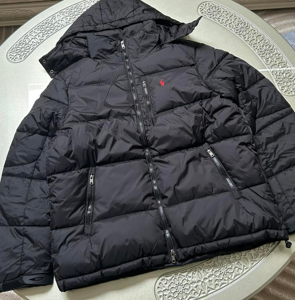 Ralph Lauren Puffer jas, Ophalen of Verzenden, Zo goed als nieuw, Maat 52/54 (L), Zwart
