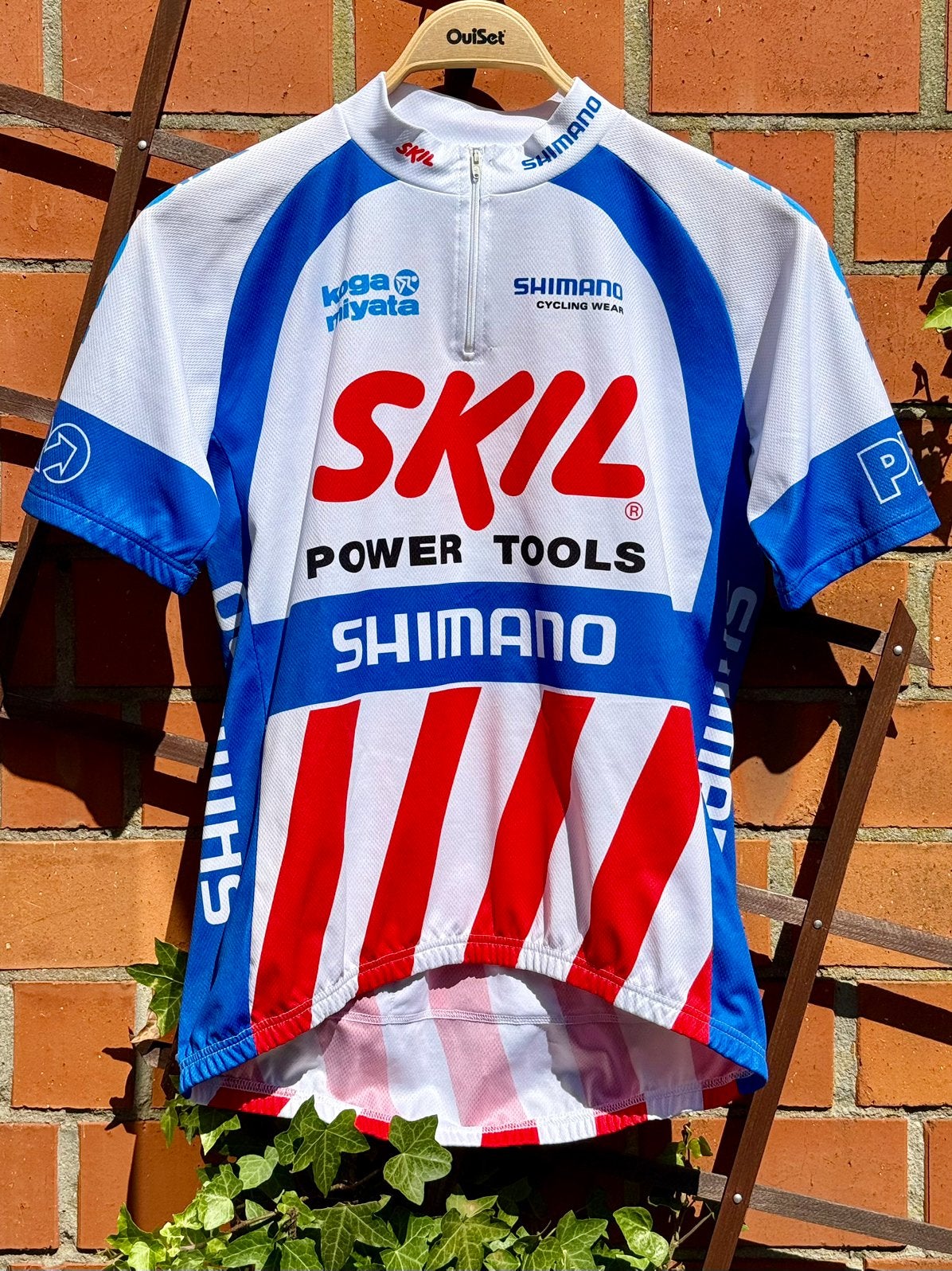 Maillot de cyclisme Shimano dans un style d'équipe classique, Sports & Fitness, Cyclisme, Comme neuf, Vêtements, Enlèvement ou Envoi