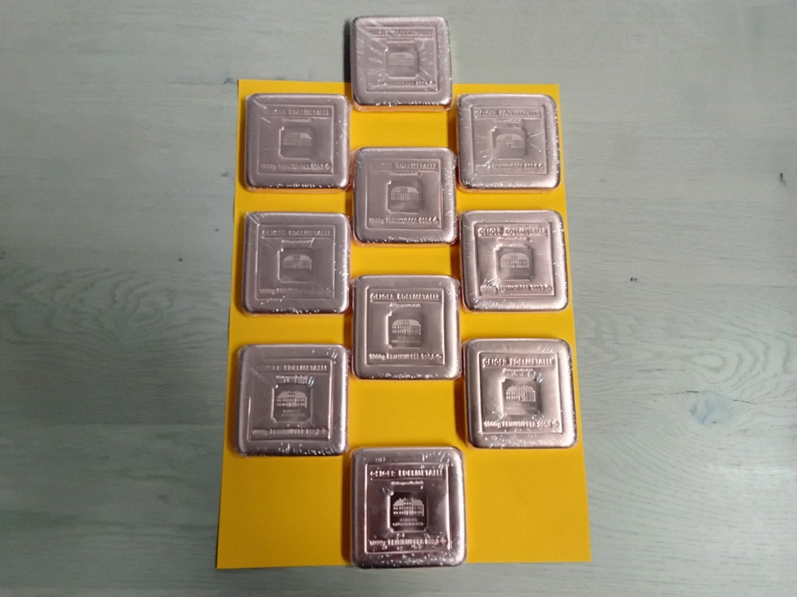#Koperbaren 999.9 Geiger 1 kilogram., Enlèvement ou Envoi, Cuivre