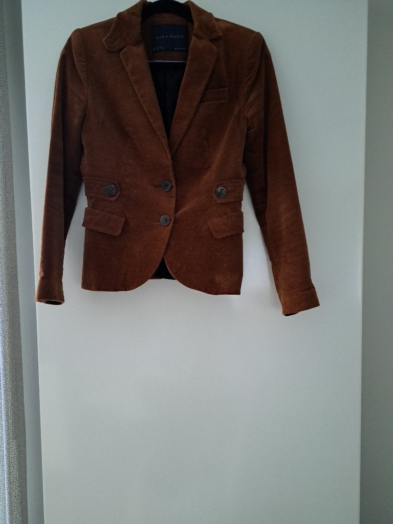 Zara bruine blazer maat 36, Enlèvement ou Envoi, Zara, Comme neuf, Brun