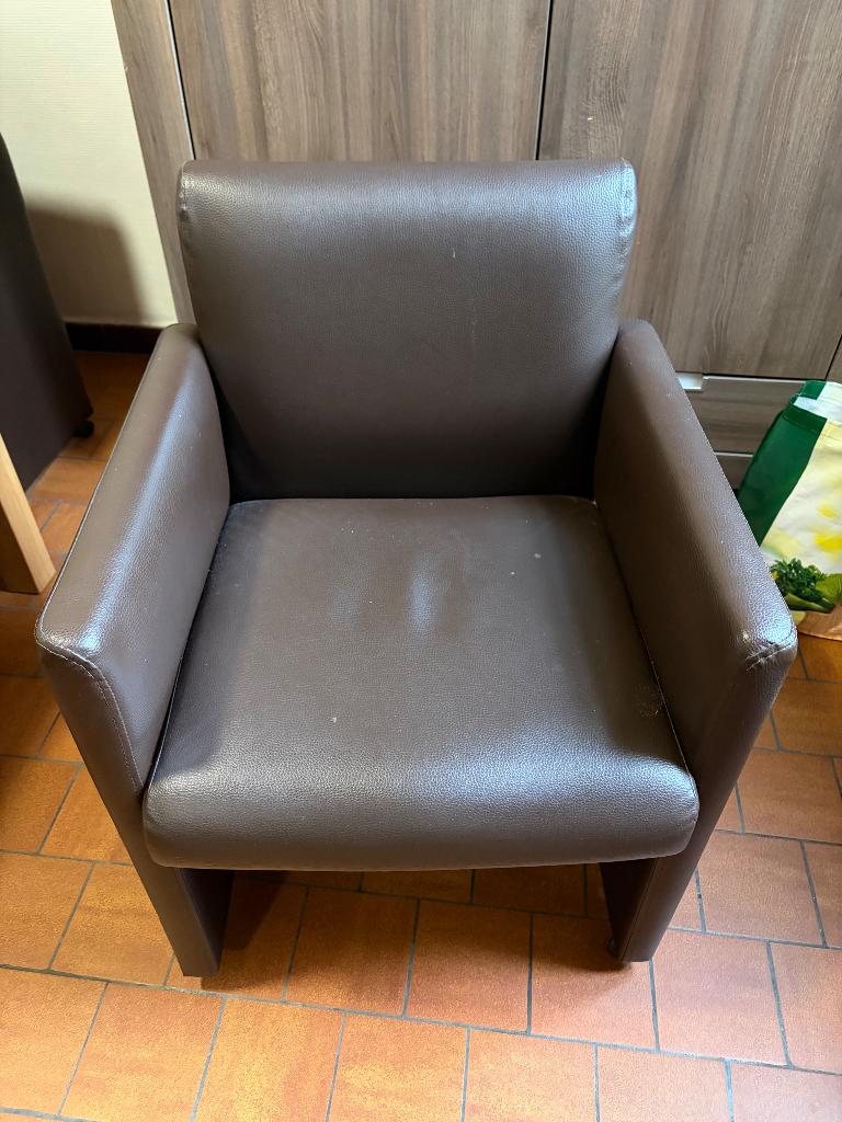 Chaises, Maison & Meubles, Chaises, Brun, Enlèvement, Cuir, Cinq, Six Chaises ou plus