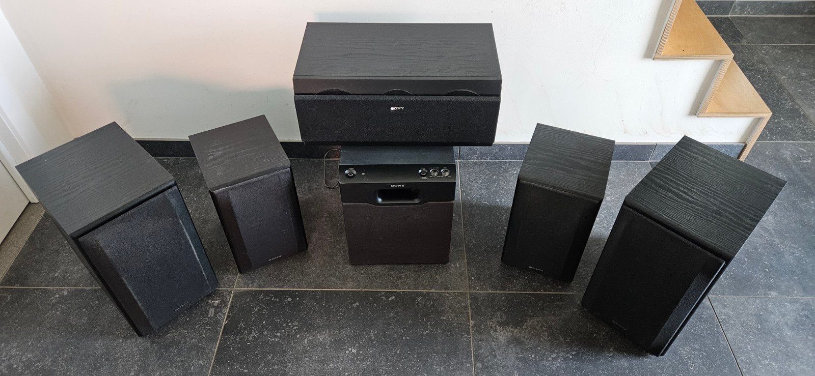 5.1 luidpsreker set Sony, Audio, Tv en Foto, Luidsprekerboxen, Ophalen, Zo goed als nieuw, Surroundset, Sony