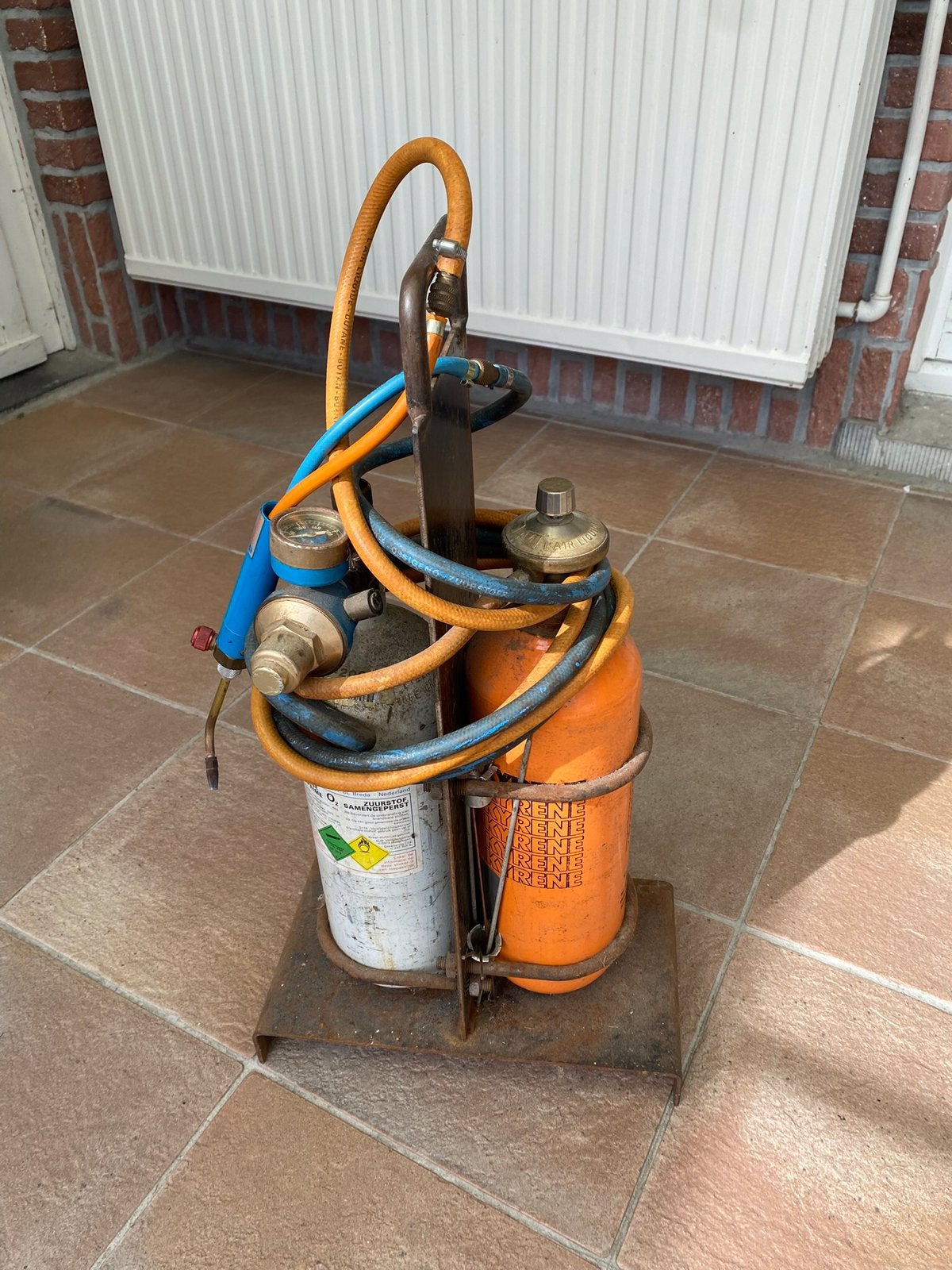 Mini autogeen lasaparaat tekoop, Doe-het-zelf en Bouw, Ophalen, Gebruikt, CO2