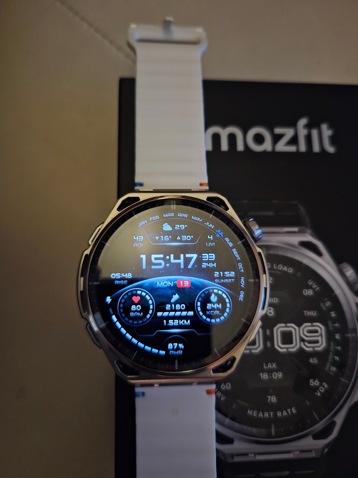 Amazfit balance 3 + bracelets, Handtassen en Accessoires, Smartwatches, Ophalen of Verzenden, Waterdicht, Conditie, Android