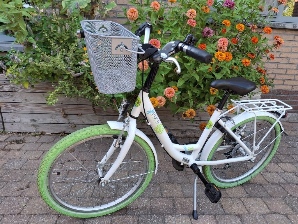 Degelijke meisjesfiets 22inch (7-10 jaar), full option!, Ophalen, 22 inch, Velgrem, Versnellingen