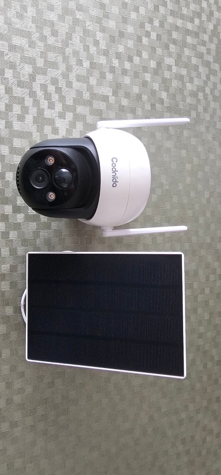 Caméra extérieure WiFi Codnida avec panneau solaire - Rotati, TV, Hi-fi & Vidéo, Enlèvement, Caméra extérieure