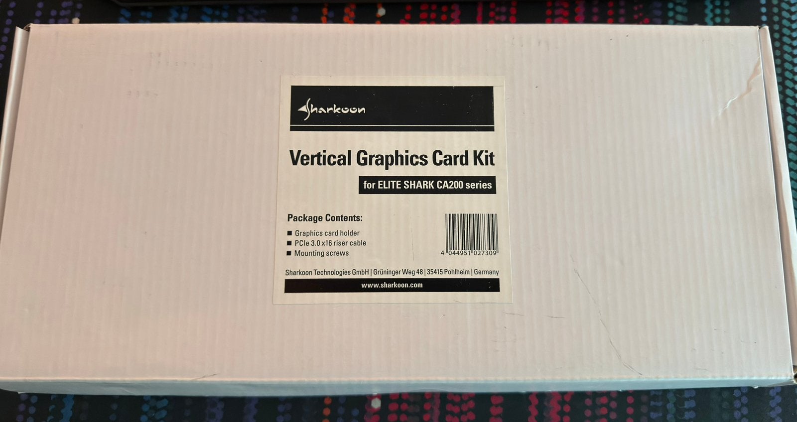 Sharkoon Vertical Graphics Card Kit for Elite Shark CA200, Computers en Software, Videokaarten, Ophalen of Verzenden, Zo goed als nieuw