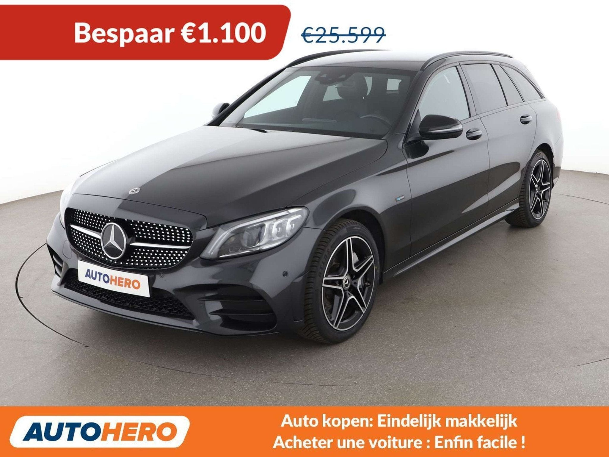 Mercedes-Benz C-Klasse 300 C 300e T AMG Line (automatique), Autos, Cuir, Euro 6, 5 portes, Automatique