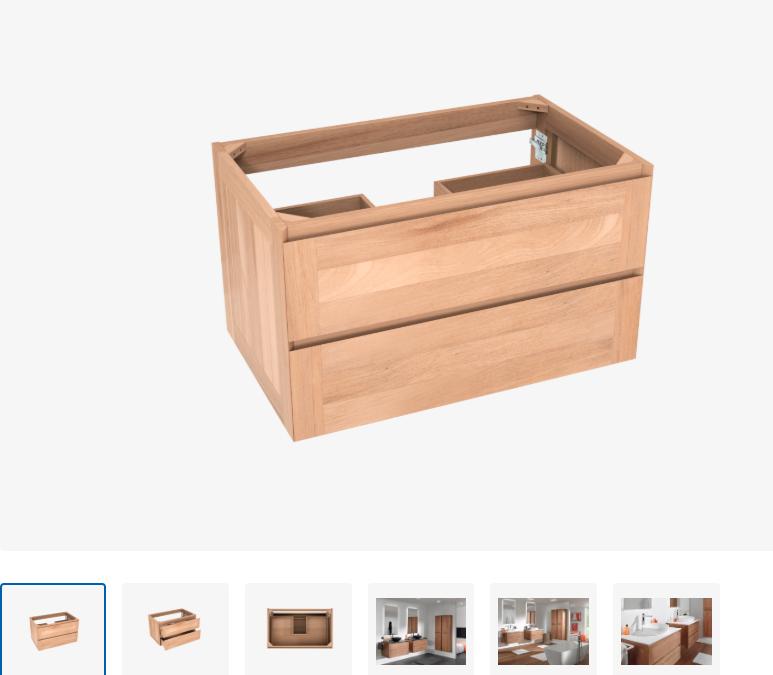 2 meubles neufs salle de bain Balmani, Huis en Inrichting, Badkamer | Badkamermeubels, Ophalen, Nieuw, 50 tot 100 cm, Minder dan 100 cm