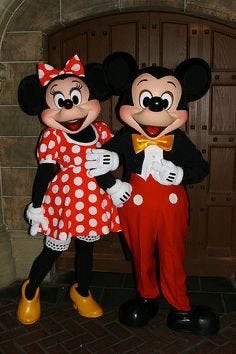 Mickey & Minnie Mouse Mascotte Kostuums, Ophalen of Verzenden, Mickey Mouse, Nieuw, Kleding of Textiel