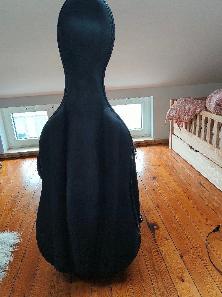 Cello koffer, Musique & Instruments, Instruments à cordes frottées | Violoncelles, Enlèvement, Utilisé, Violoncelle 4/4
