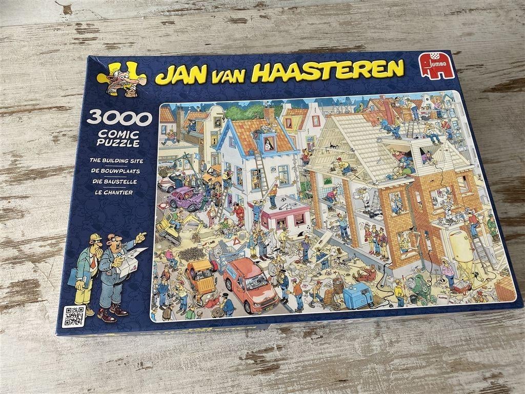 Jan van haasteren - de bouwplaats 3000 stuks [s611], Hobby & Loisirs créatifs, Sport cérébral & Puzzles, Comme neuf, Envoi