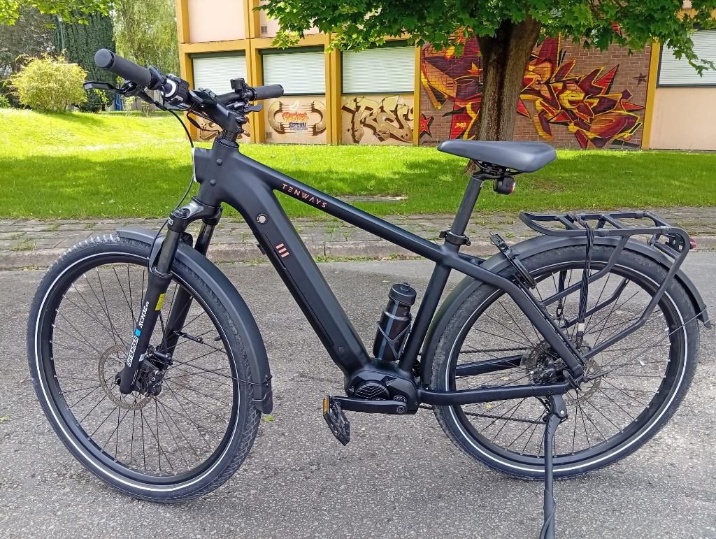 Vélo SUV  urbain Tenways AGO X, Zo goed als nieuw, 51 tot 55 cm, 50 km per accu of meer, Ophalen