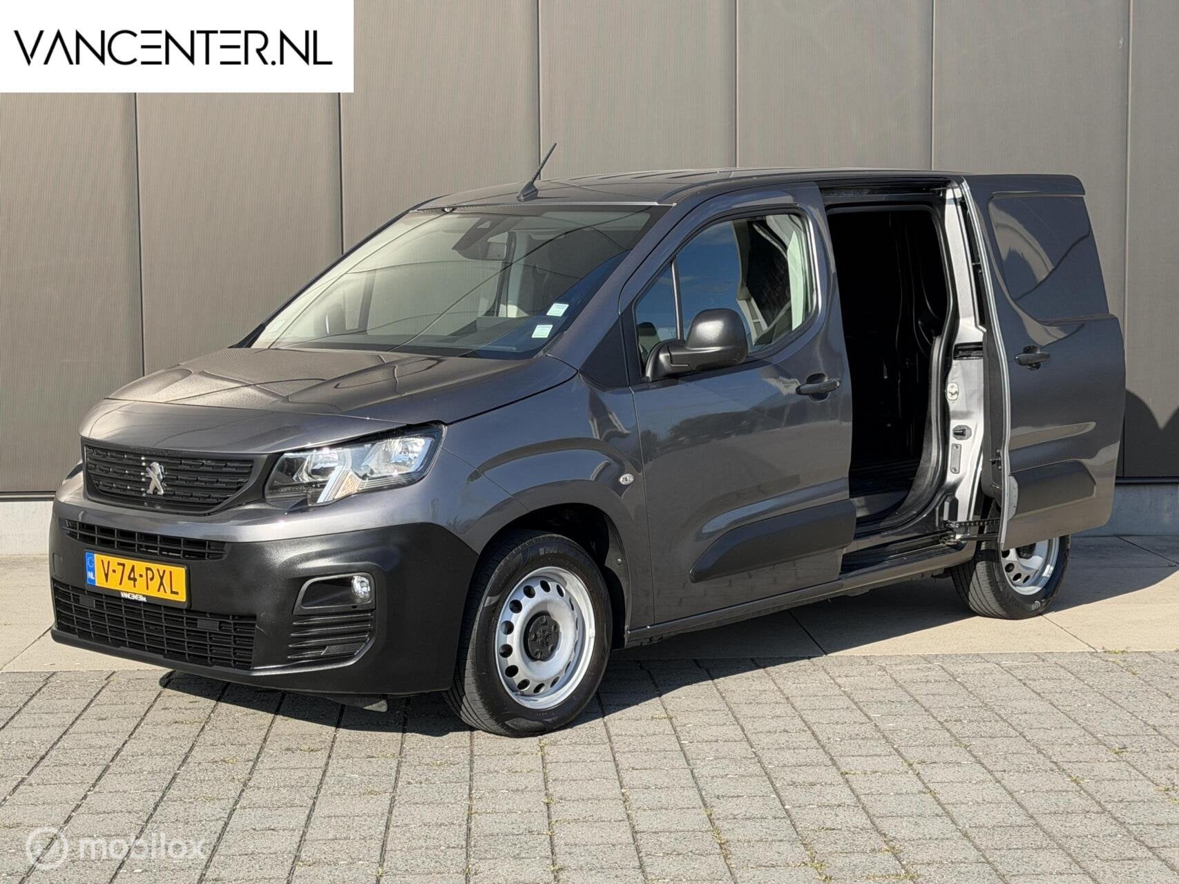 Peugeot Partner 1.5 BlueHDI 130PK Automaat Carplay 2x Schuif, Stof, Gebruikt, 4 cilinders, 5 deurs