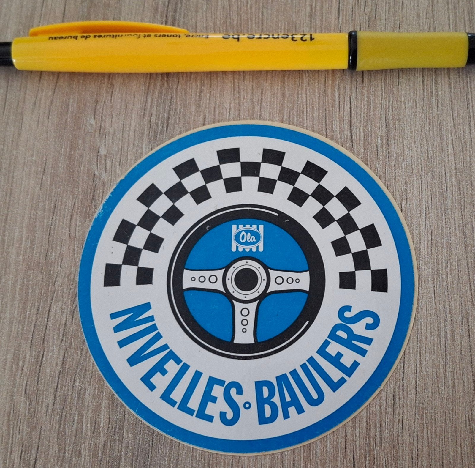 Sticker voormalig Formule 1 circuit Nivelles Baulers Ola, Verzamelen, Ophalen of Verzenden, Zo goed als nieuw, Auto of Motor