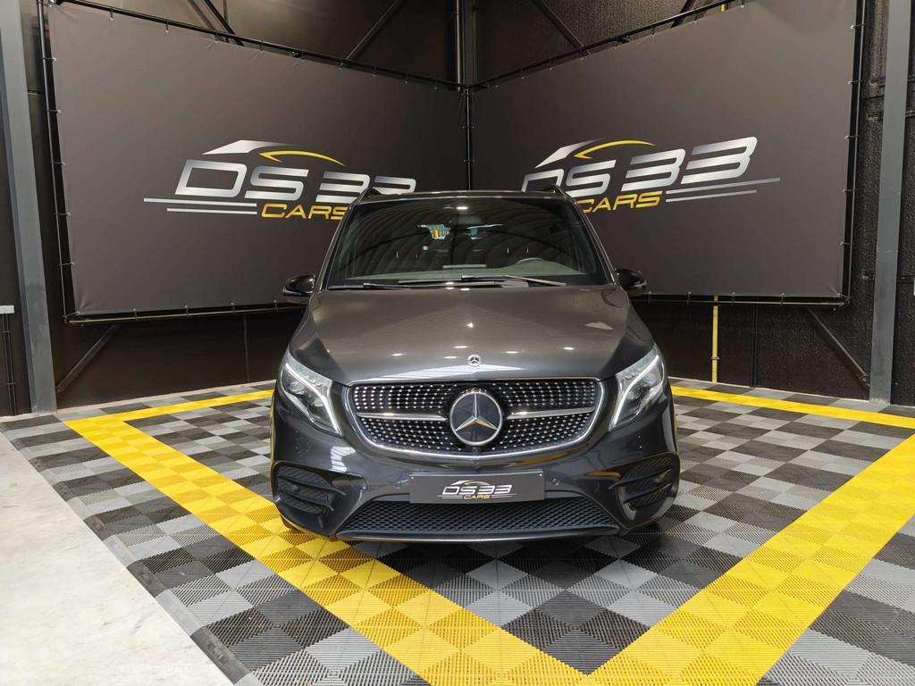 Mercedes-Benz V-Klasse 300 d AMG+Night 5-zit/LEd/Leder/CAM/1, Cuir, Argent ou Gris, 176 kW, Entreprise