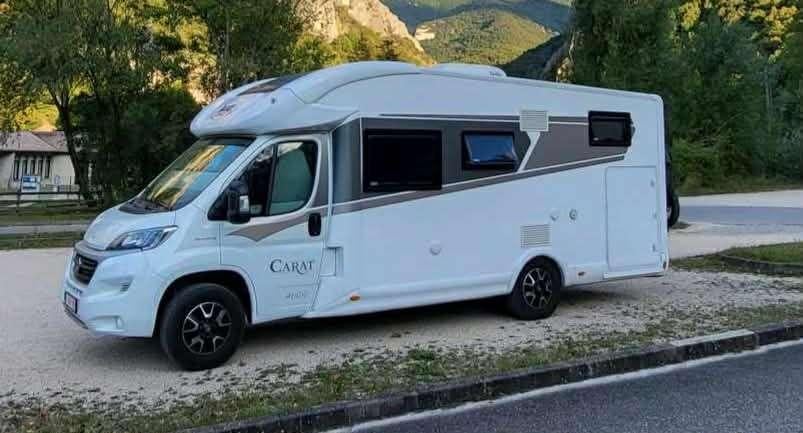 Mobil-home Fiat Ducato Carat 460 G, Enlèvement, Comme neuf