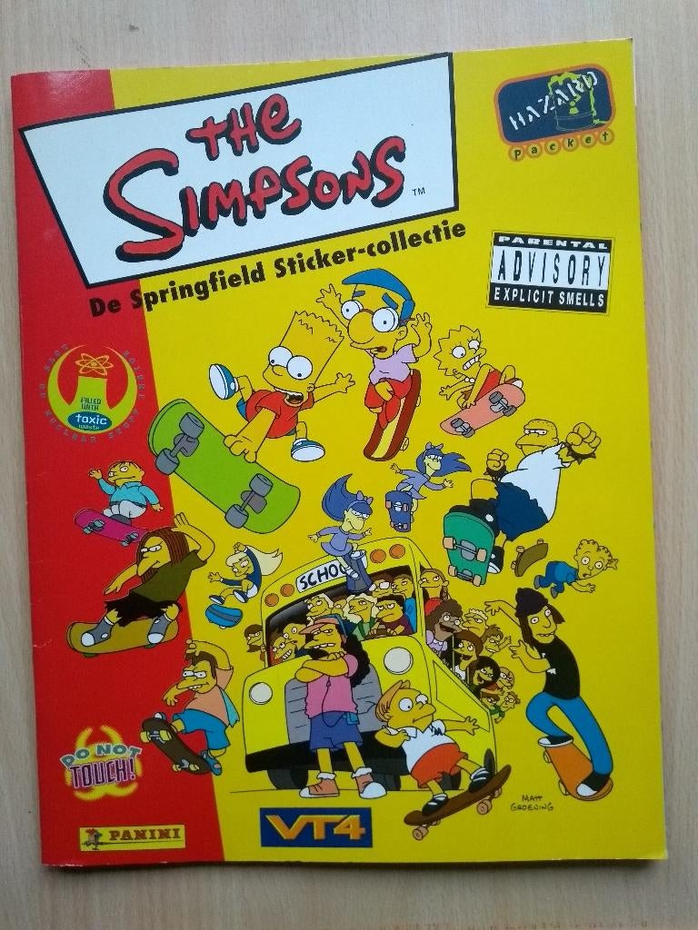 Bart Simpson (The Simpsons) /+ Panini stickerboek e.a., Verzamelen, Ophalen of Verzenden, Zo goed als nieuw