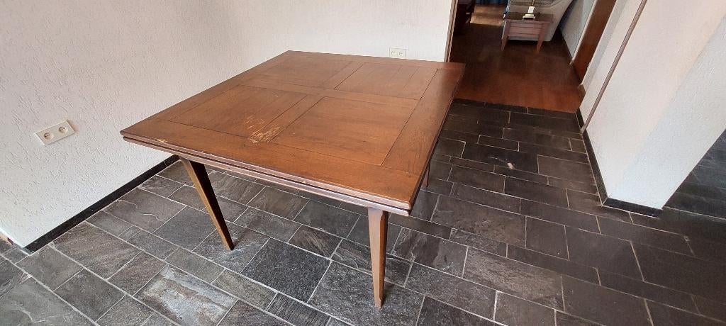 eettafel, Huis en Inrichting, Tafels | Eettafels, Ophalen, Gebruikt, Klassiek, Vierkant