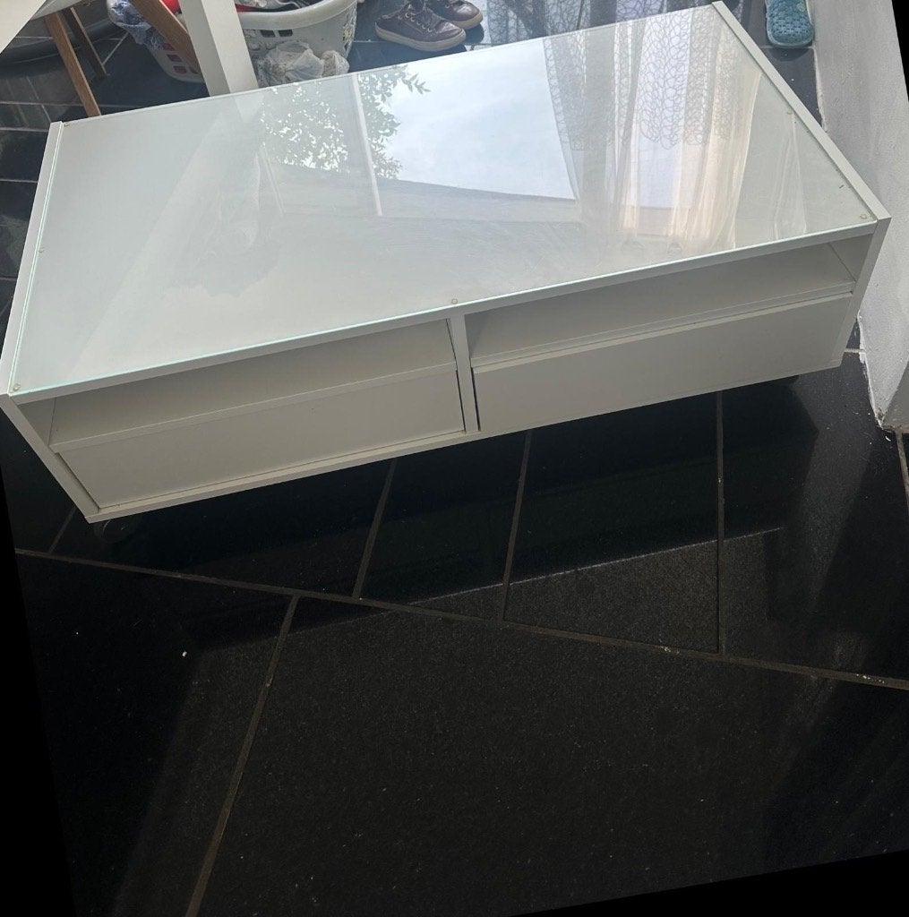 Moderne TV kast, Ophalen, Gebruikt, 100 tot 150 cm, Minder dan 100 cm