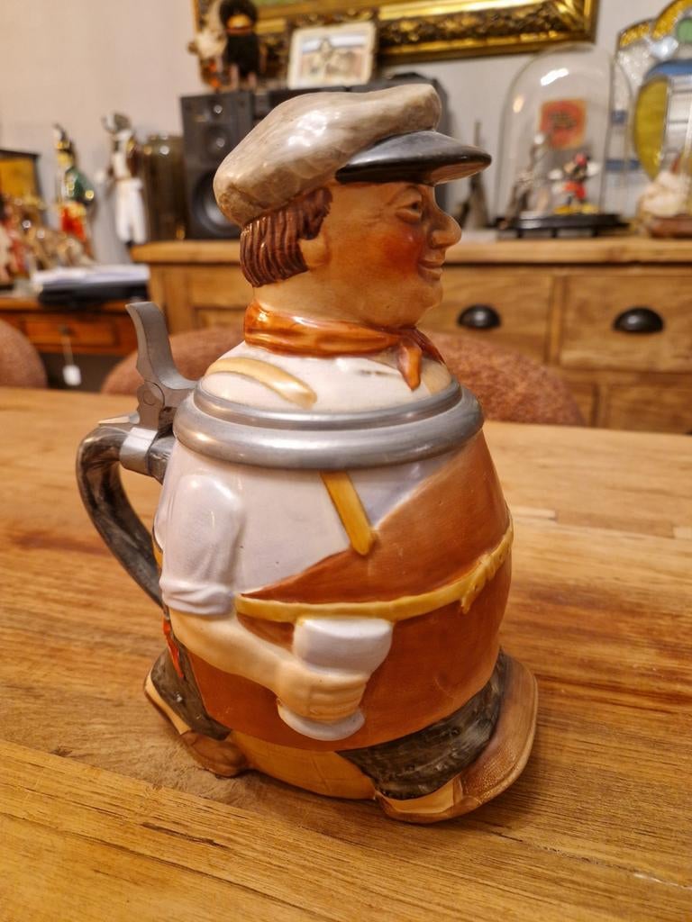 Vintage Reinhold Merkelbach bierpot bier kruik, Antiek en Kunst, Ophalen of Verzenden