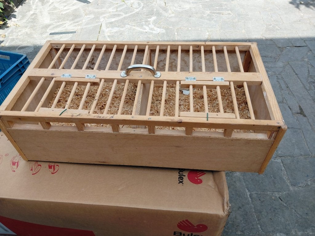 houten duivenmand