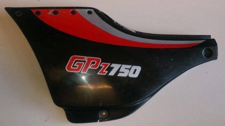 Kawasaki GPz750 zijkap links GPz 750 zijkuip kap kuip gpz750, Ophalen of Verzenden, Gebruikt