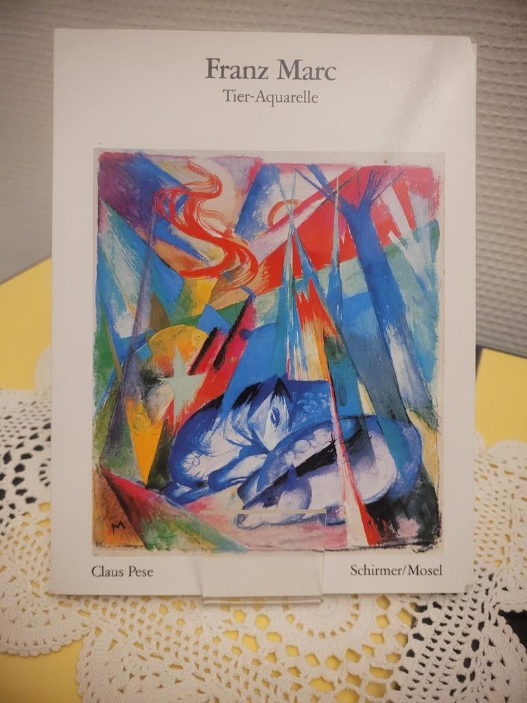 Franz Marc Tier-Aquarelle,  Claus Pese éd. Schirmer/Mosel., Peinture et dessin, Enlèvement ou Envoi, Comme neuf, Franz Marc