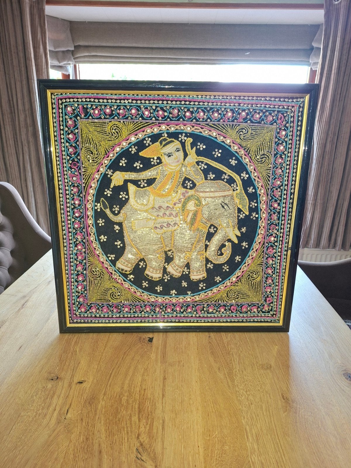 Oosterse kader handwerk, Antiek en Kunst, Ophalen