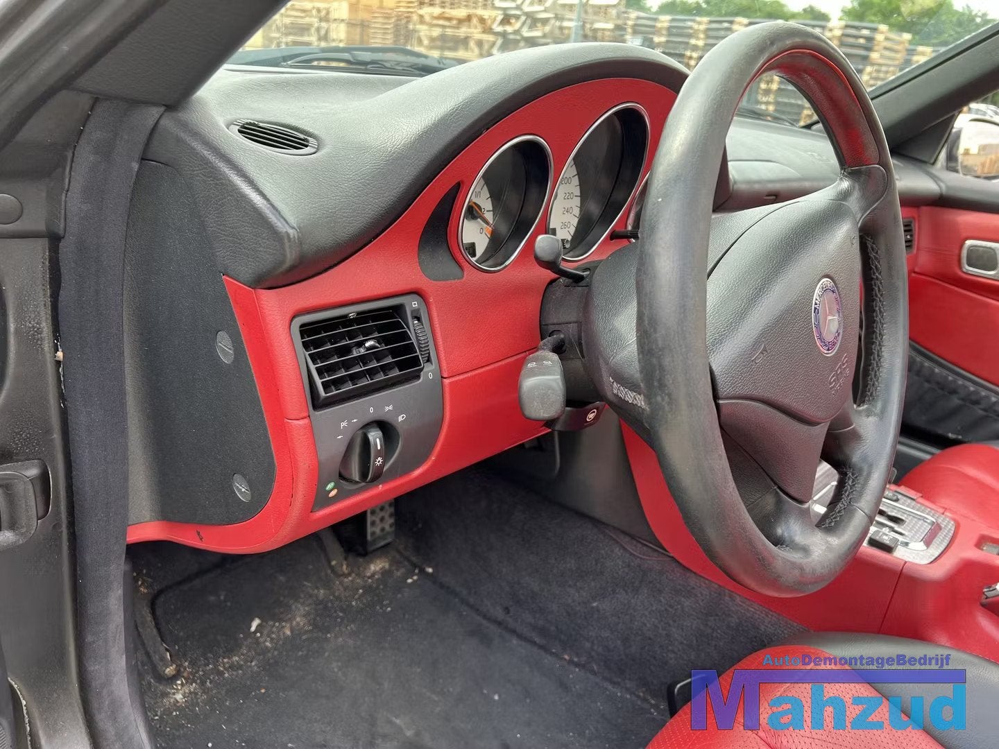 MERCEDES SLK R170 Rood dashboard delen middenconsole handsch, Auto-onderdelen, Dashboard en Schakelaars, Gebruikt, Mercedes-Benz AG