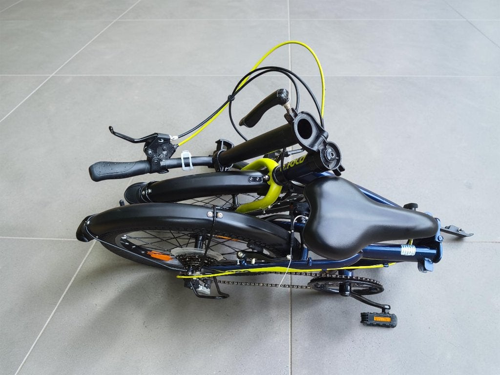 B'Twin Bfold 320 in Perfecte staat – 6 versnellingen, Fietsen en Brommers, Fietsen | Vouwfietsen, Ophalen, 20 inch of meer, Velgrem