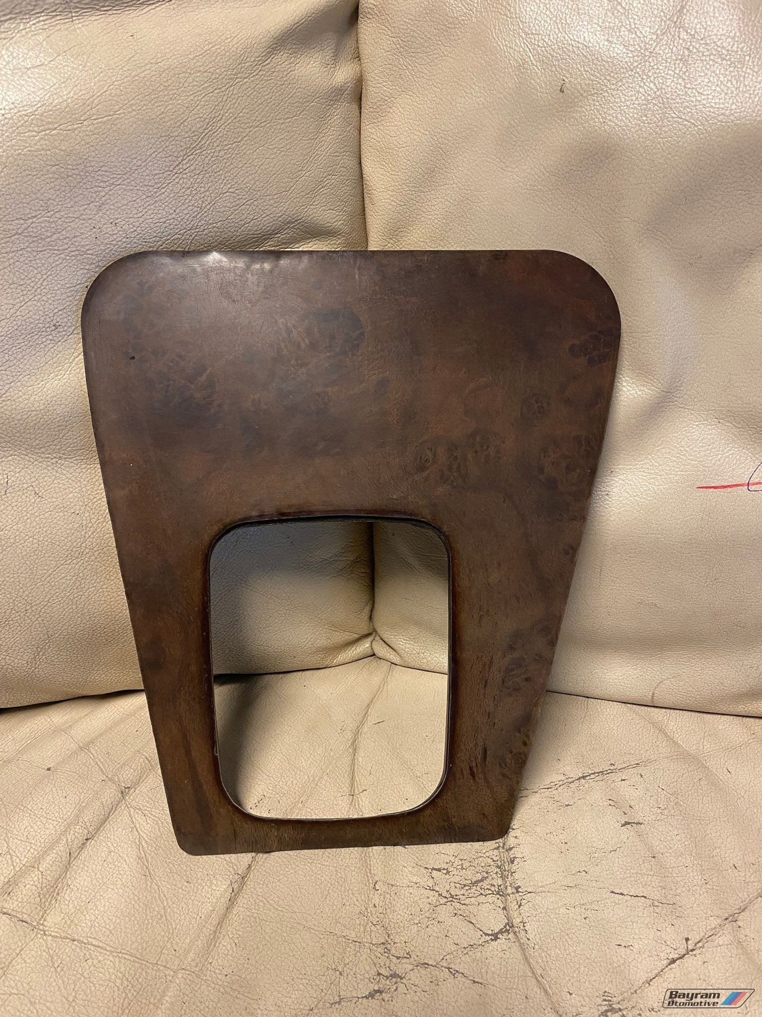 Bmw E34 houten middenconsole plaat handbak hout 5-serie M5, Gebruikt, -, -, Ophalen of Verzenden
