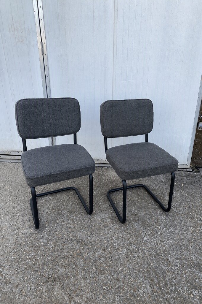 20 eetkamerstoelen horeca restaurant stoel teddy stof nieuw, Neuf, Gris, Enlèvement, Cinq, Six Chaises ou plus