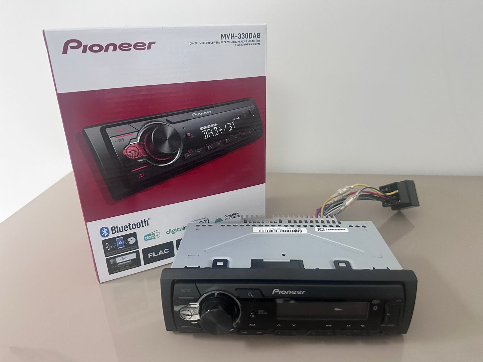 Autoradio Pioneer MVH-330DAB - DAB+ et Bluetooth, Enlèvement ou Envoi, Comme neuf