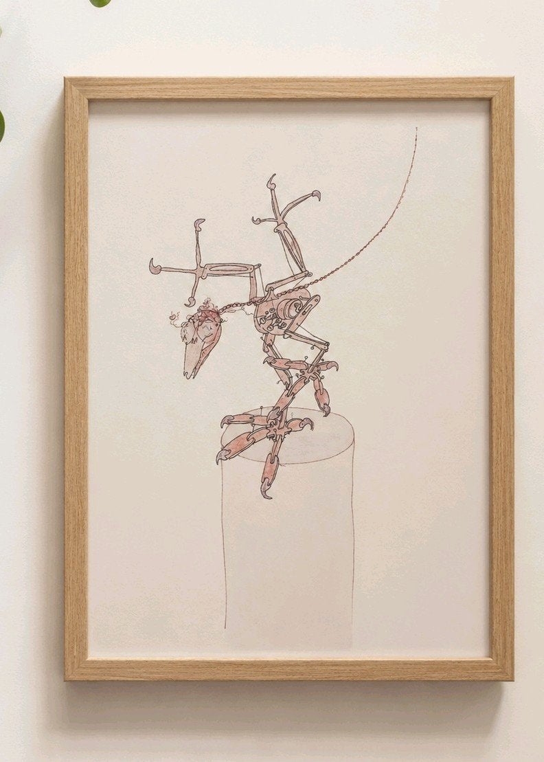 Panamarenko, Antiquités & Art, Art | Lithographies & Sérigraphies, Encadré, Enlèvement ou Envoi