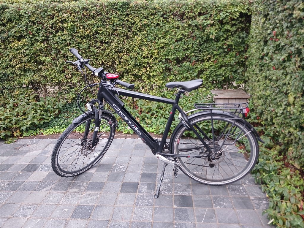 Elektrische fiets (batterij laadt niet meer), Autres marques, Enlèvement, 55 à 59 cm, Moins de 30 km par batterie