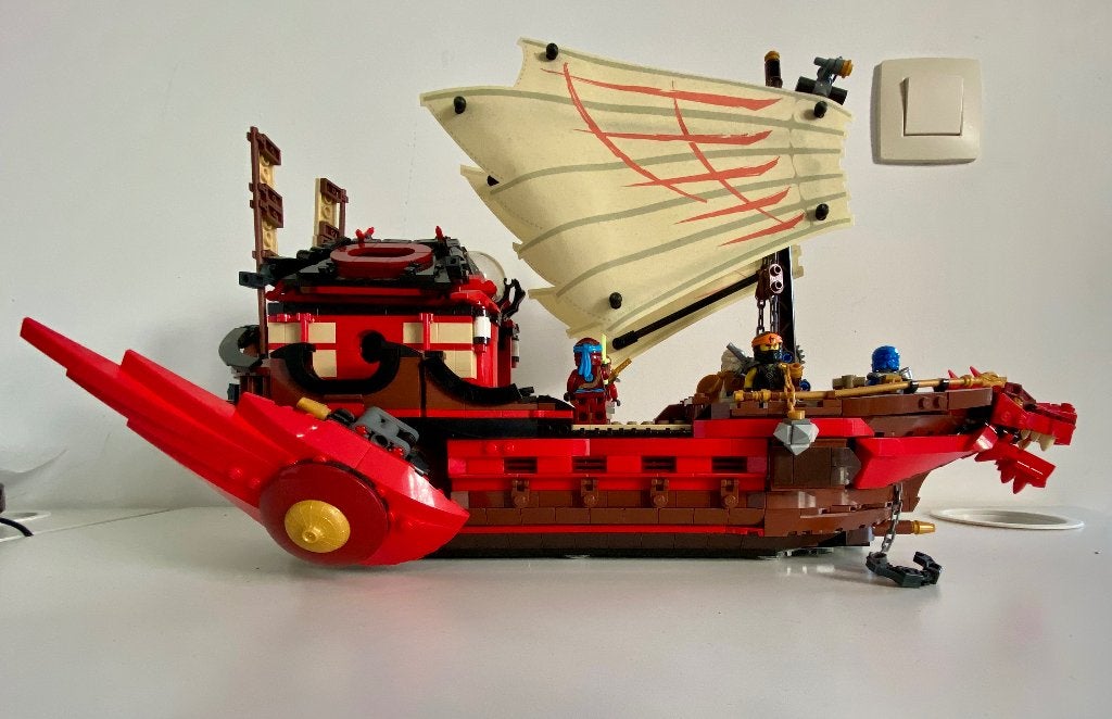 Lego Ninjago: Destiny's Bounty - 71705, Lego, Ensemble complet, Comme neuf, Enlèvement
