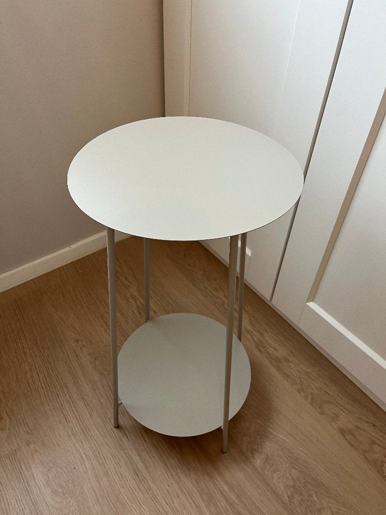 Planten tafeltje/ bijzet tafel, Rond, Moins de 55 cm, Comme neuf, Enlèvement