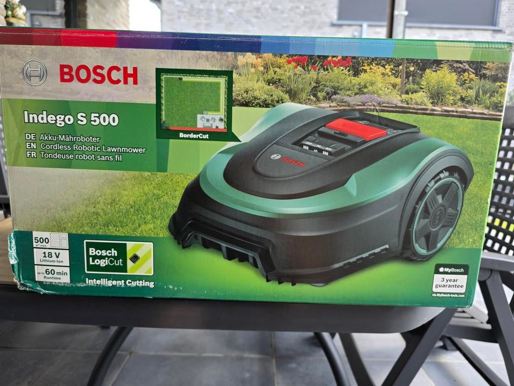 Bosch indigo 500 robotmaaier, Tuin en Terras, Ophalen