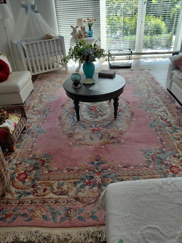 Chinese handgeknoopte tapijt, Ophalen, Gebruikt, Overige kleuren, 200 cm of meer