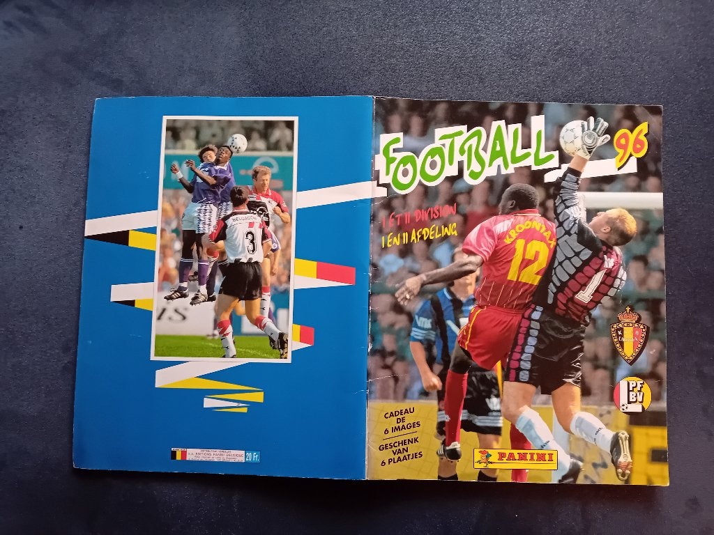 panini stickerboek Football 96, Verzamelen, Ophalen of Verzenden, Zo goed als nieuw, Sport