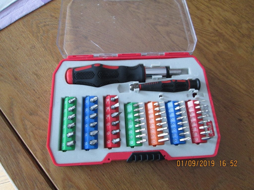 Tournevis de précision 53 pièces et autres., Bricolage & Construction, Outillage | Outillage à main, Enlèvement, Comme neuf, Tournevis