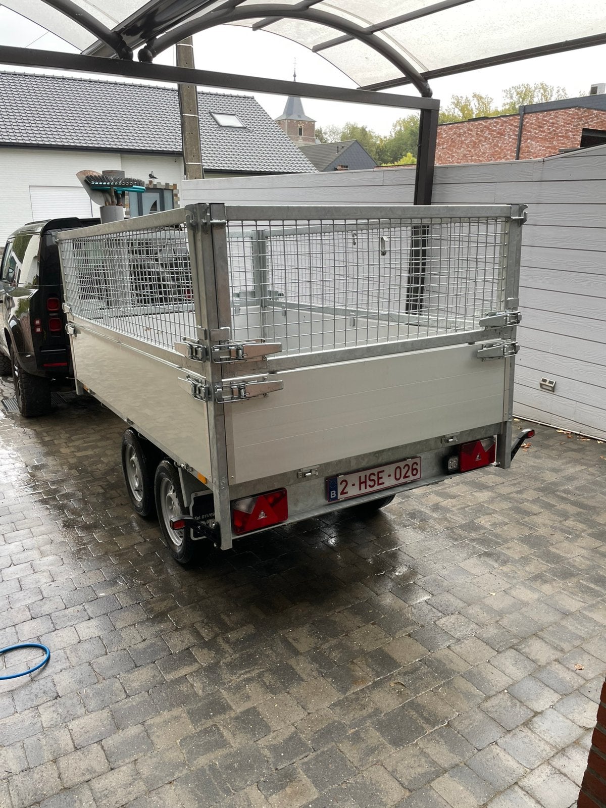 Ongeremde Kipper 750kg aanhangwagen merk syma, Ophalen, Zo goed als nieuw