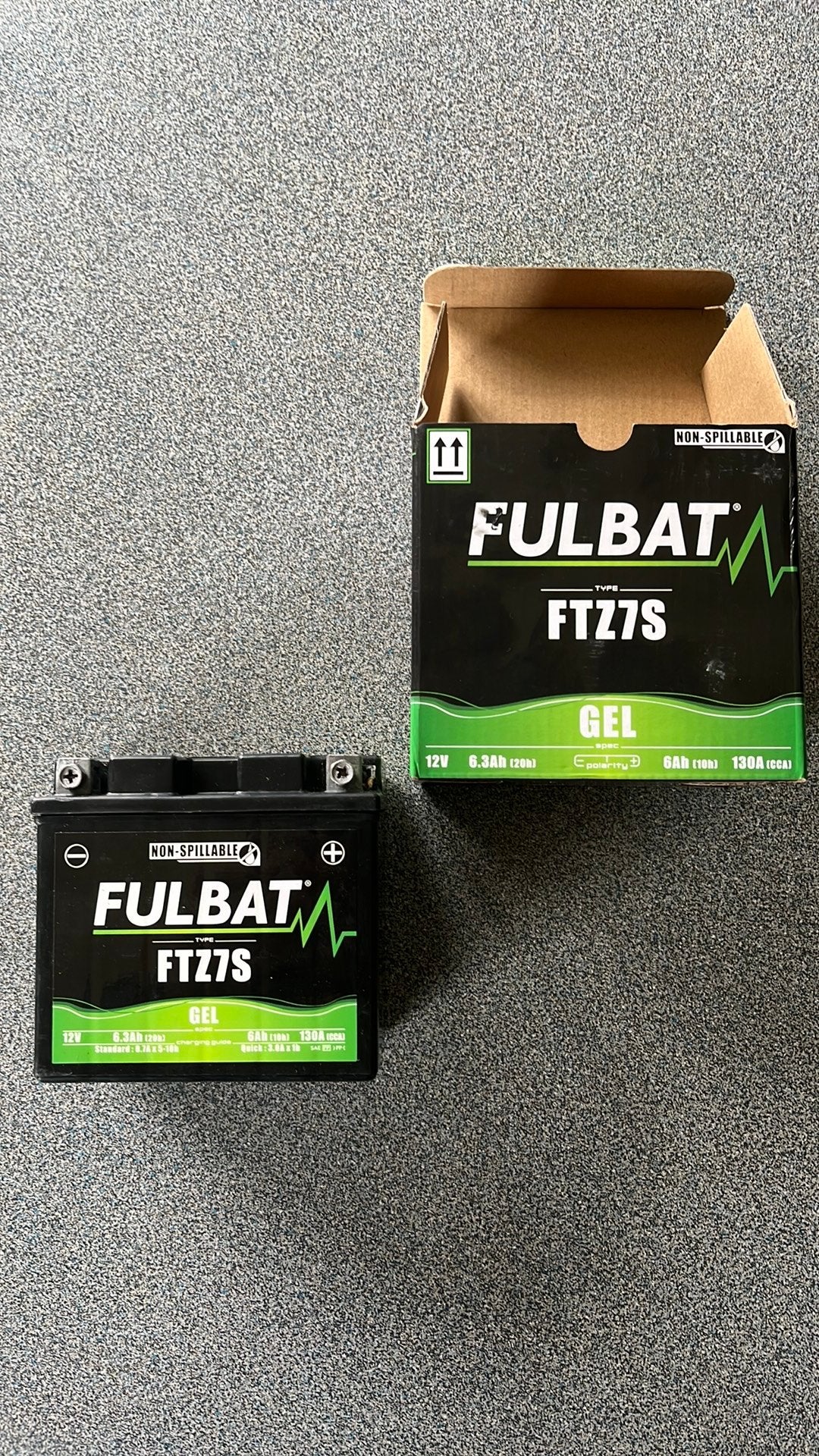 Gel batterij 6,3 Ah, Fietsen en Brommers, Ophalen, Zo goed als nieuw