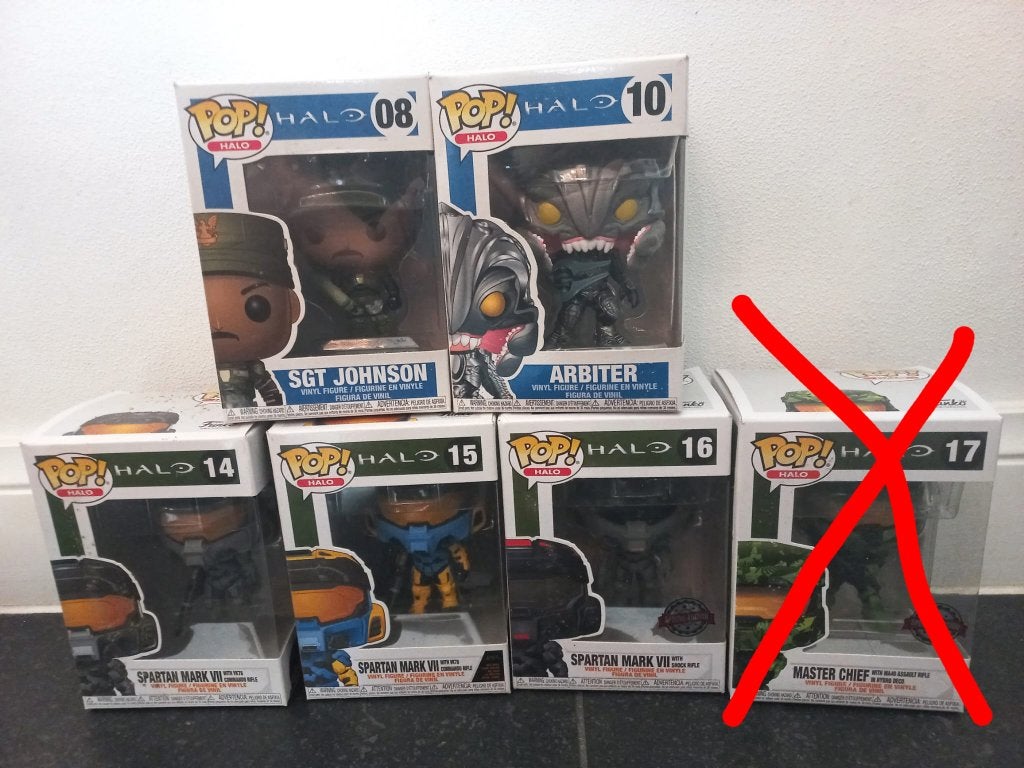 Halo funko pop, Ophalen of Verzenden, Zo goed als nieuw